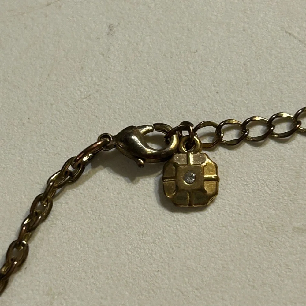 Monet Gold Plated and Black Cabochons Choker Necklace